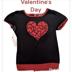 Valentine's Day Mosaic knit heart sweater